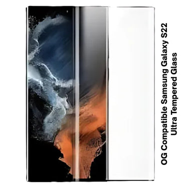Tempered Glass Screen Protector for Samsung S22 Ultra | Edge-to-Edge Coverage | Easy Installation | Crystal Clear HD